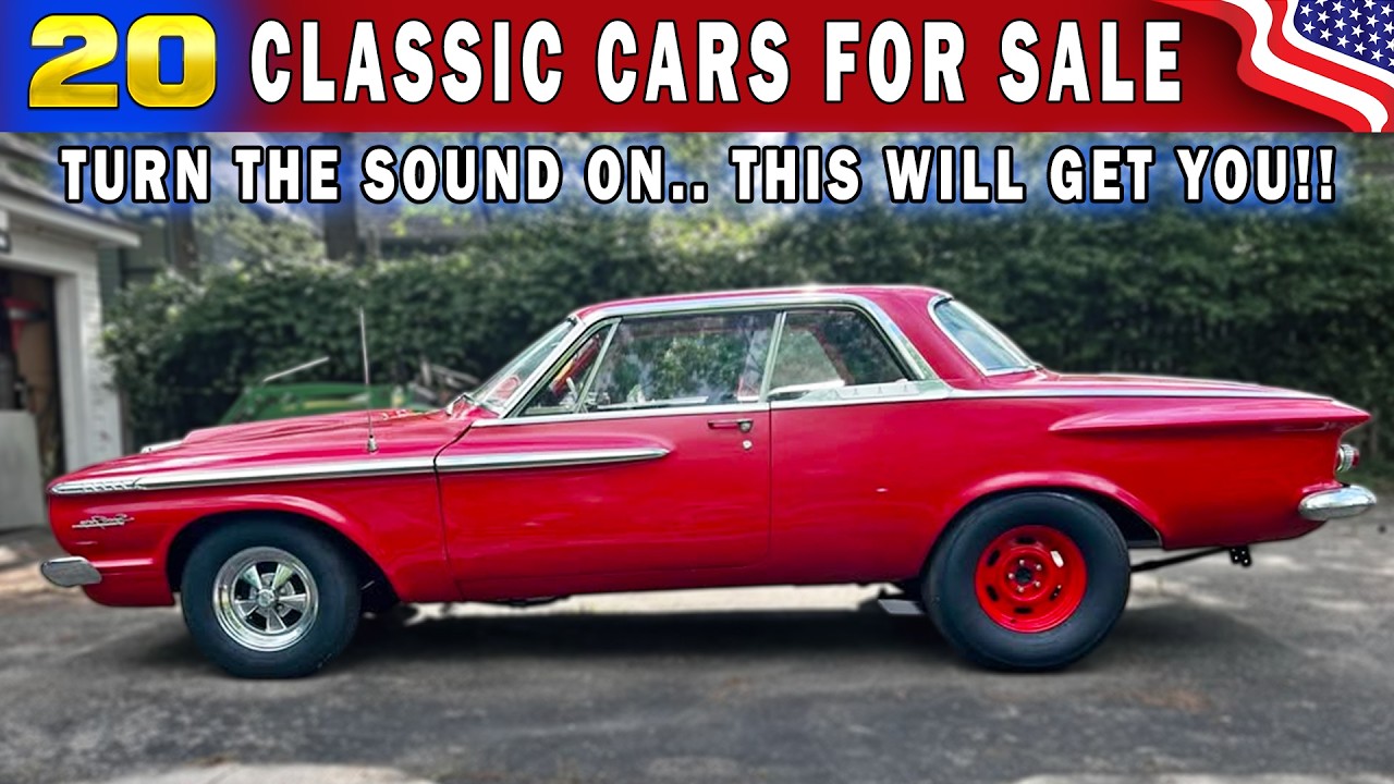 20 Classic Cars Up for Sale cheaply by Owners !