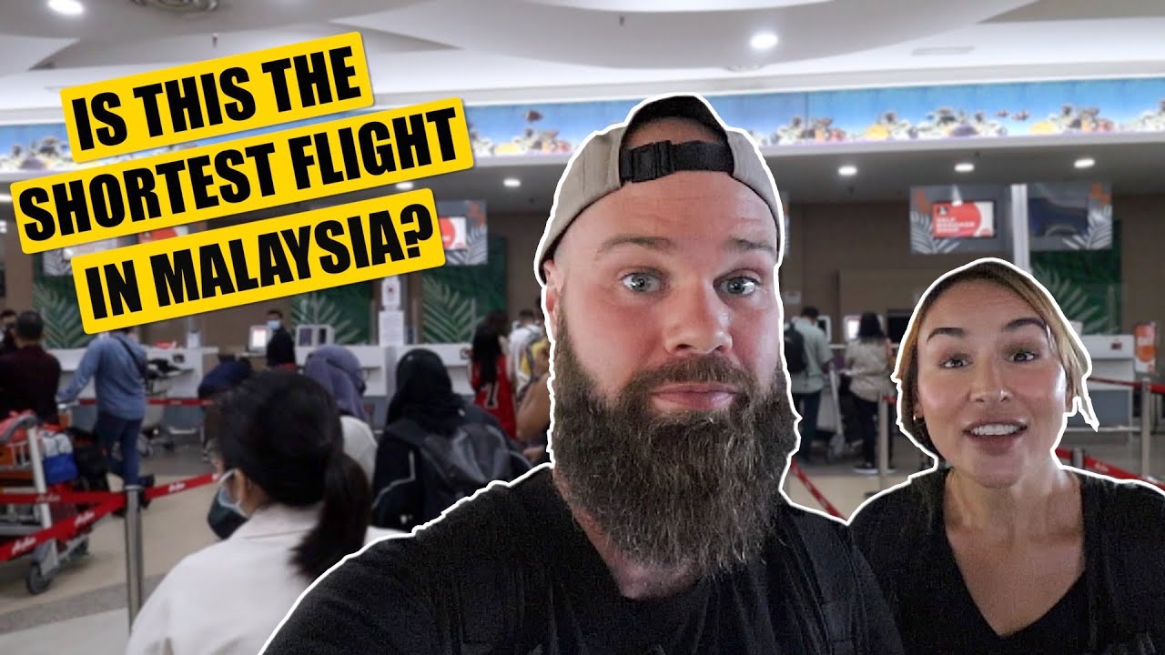 Flying PENANG to LANGKAWI with AIRASIA // SHORTEST FLIGHT in Asia???