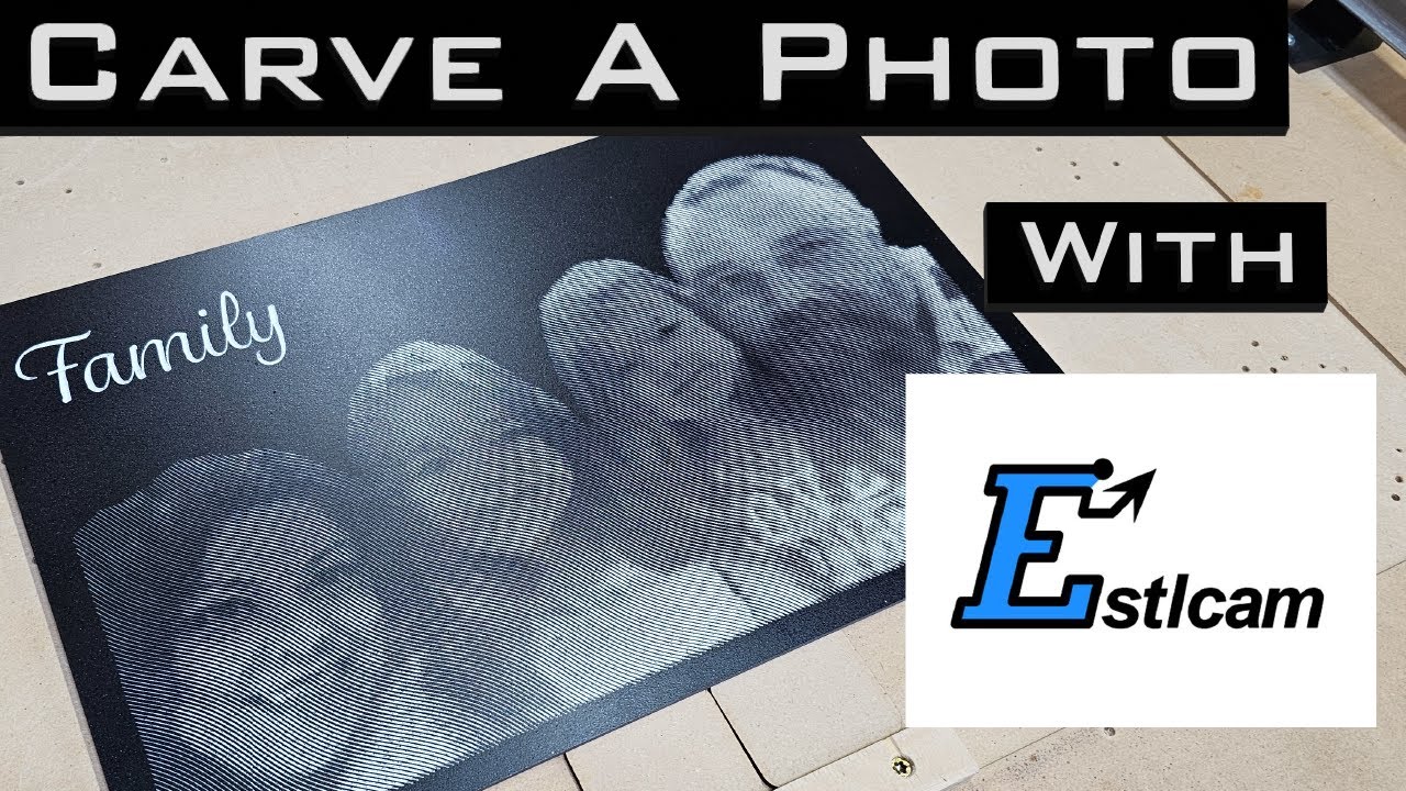 Carve a Photo CNC - Estlcam Halftone