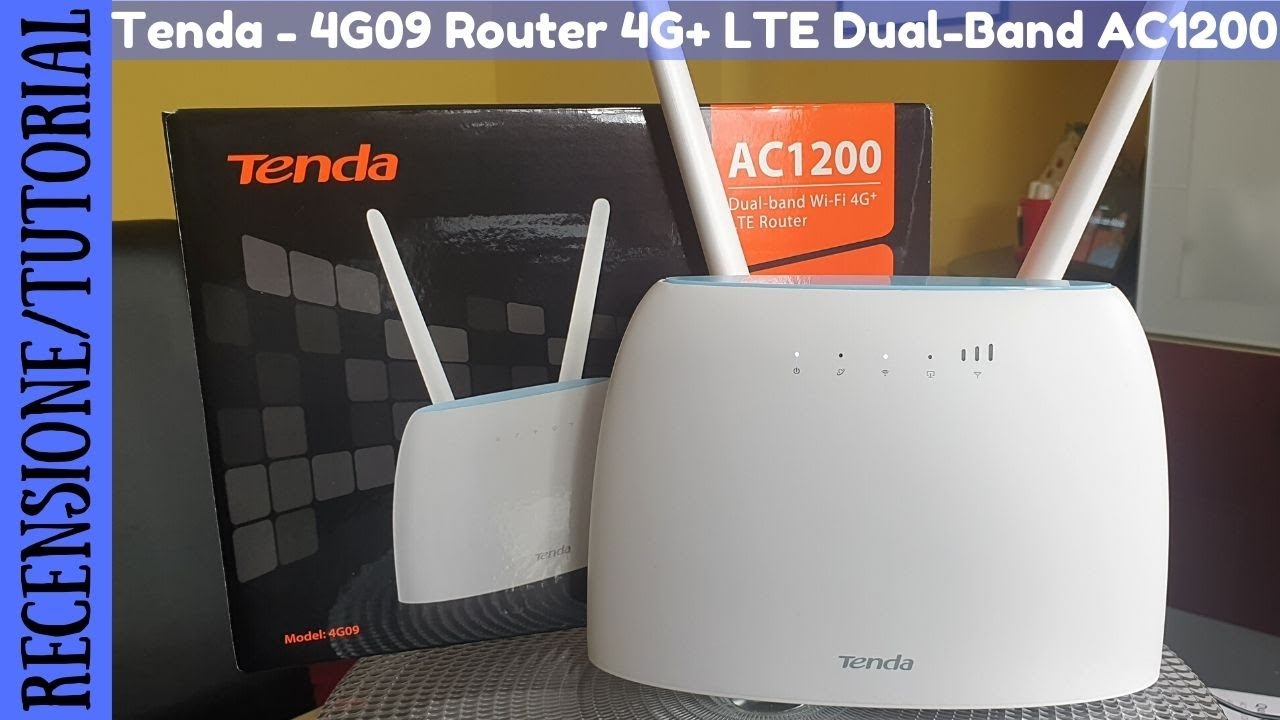 RECENSIONE E TUTORIAL - Tenda 4G09 Router 4G+ Cat.6 compatibile con Tim, Vodafone, Wind, Tre, Iliad