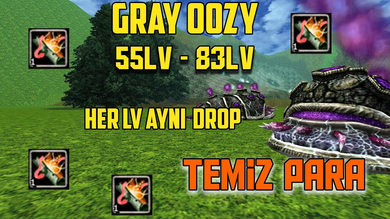 Kemiksiz para Gray Oozy farmı 2024 #knightonline