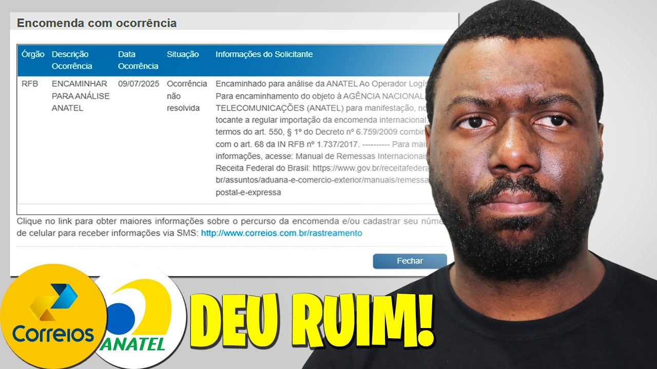 35 dias preso na ANATEL! O que aconteceu com minha encomenda?
