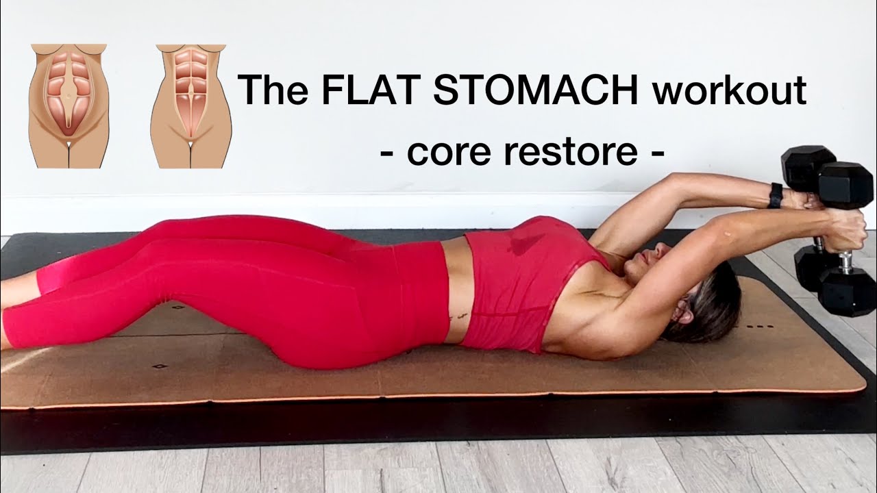 20-Minute FLAT STOMACH Workout | fix DIASTISIS RECTI - post pregnancy BELLY. Kimmyfitness