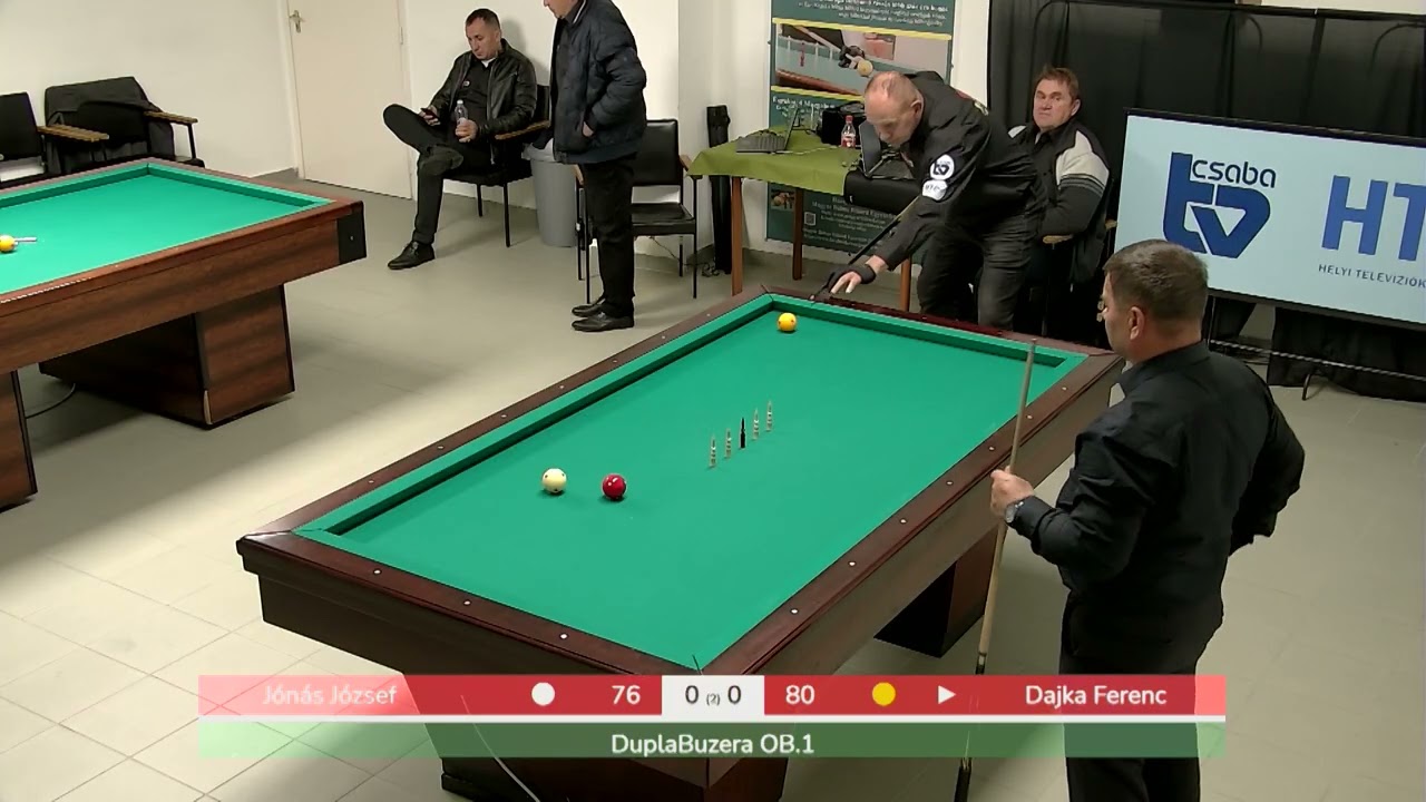 Magyarbiliárd, DuplaBuzera OB 2024-2025 - 3. játéknap, 3. adás
