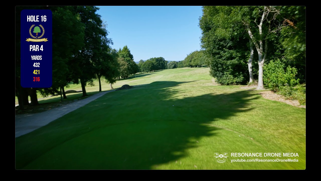 Old Conna Golf Club 16th Hole Flyover