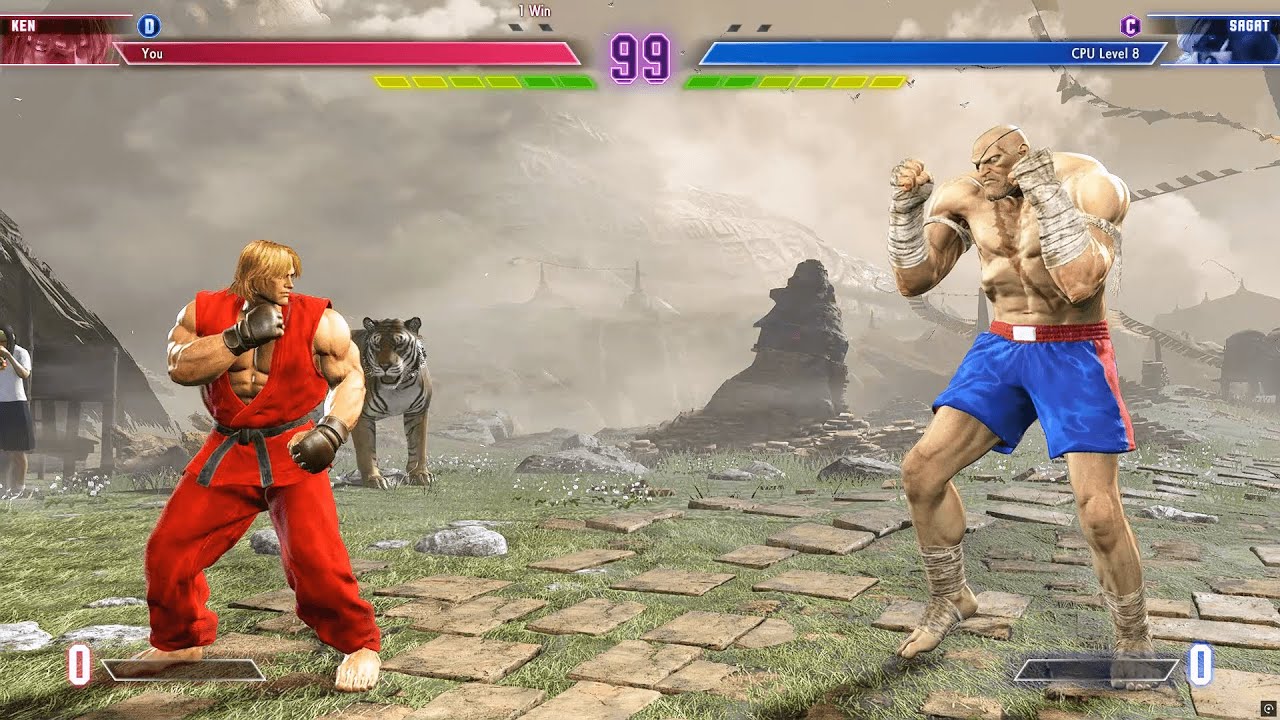 Ken vs Sagat (Hardest) - Street Fighter 6. | Epic Battle