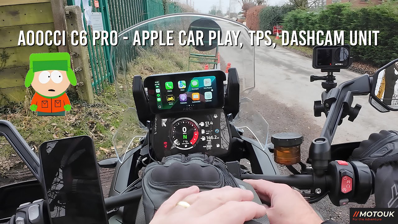 Aoocci C6 Pro Motorcycle head unit - Better than a Satnav, TPS, Dash Cam - Any good Let’s find out 🤔