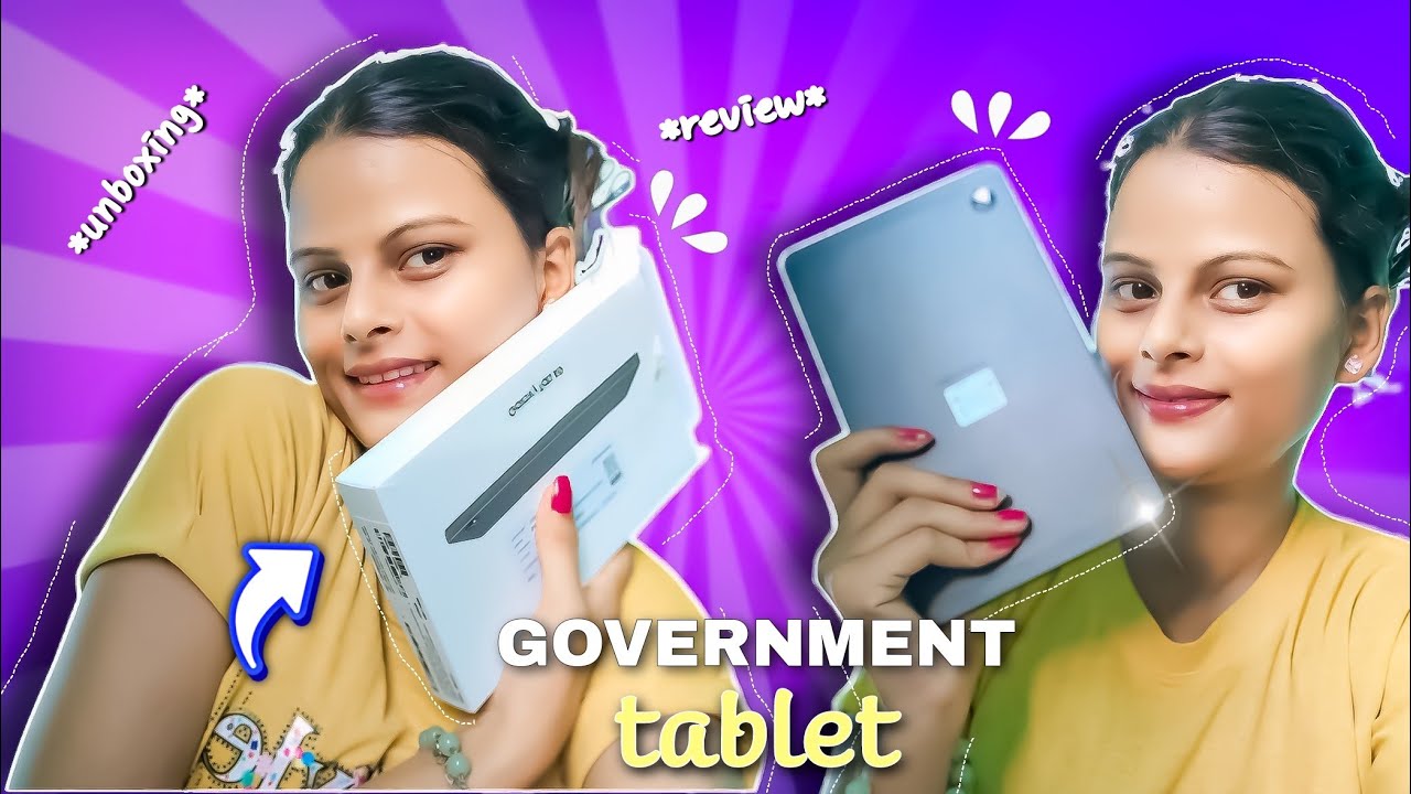 UP GOVERNMENT TABLET UNBOXING| samsung A9 tablet unboxing and review #samsunga9 #shivymishra