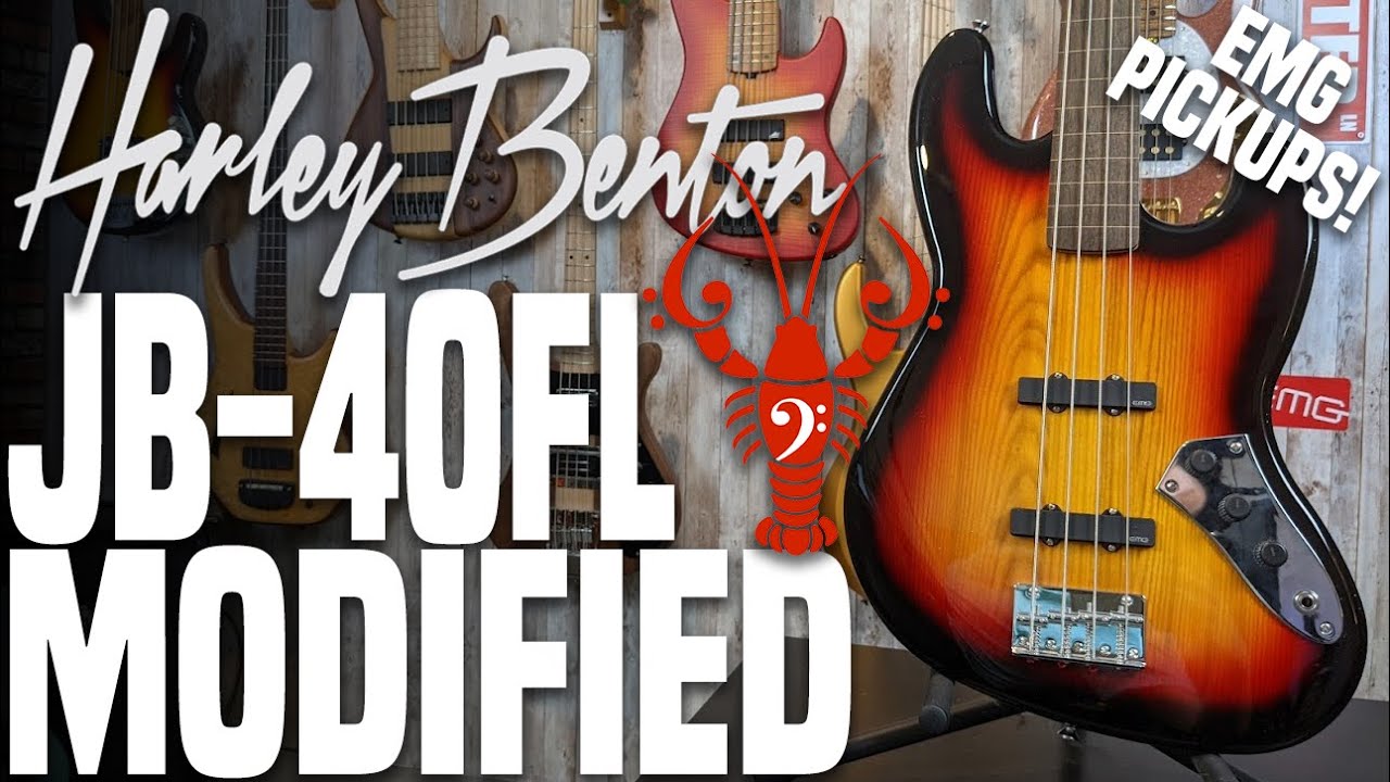 Harley Benton JB-40FL MODIFIED, часть 1 — мощный звук с улучшенными звукоснимателями EMG! - LowEn...