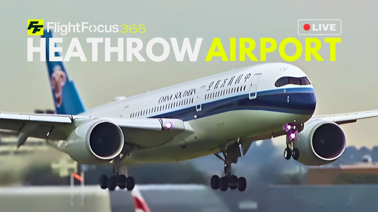 Heathrow Airport Live - Thursday 16th October 2025