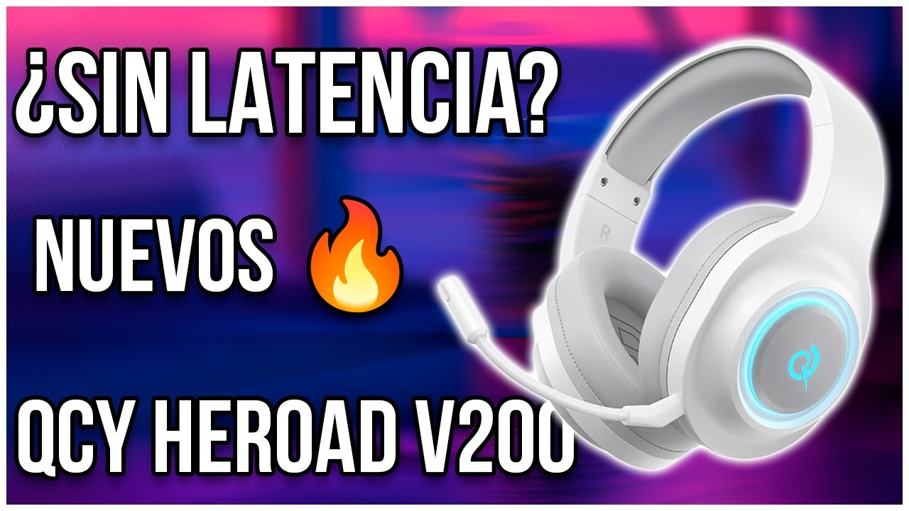QCY HEROAD V200: ¿Los MEJORES Audífonos Gaming 2025? | Review Completa, App y Pruebas Reales