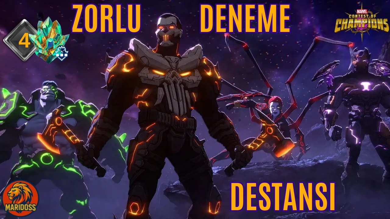 ZORLU DENEME DESTANSI – 64 BOSS FULL GAMEPLAY! Scytalis, Bahamet, Cerastes & Glykhan | #mcoc Türkçe
