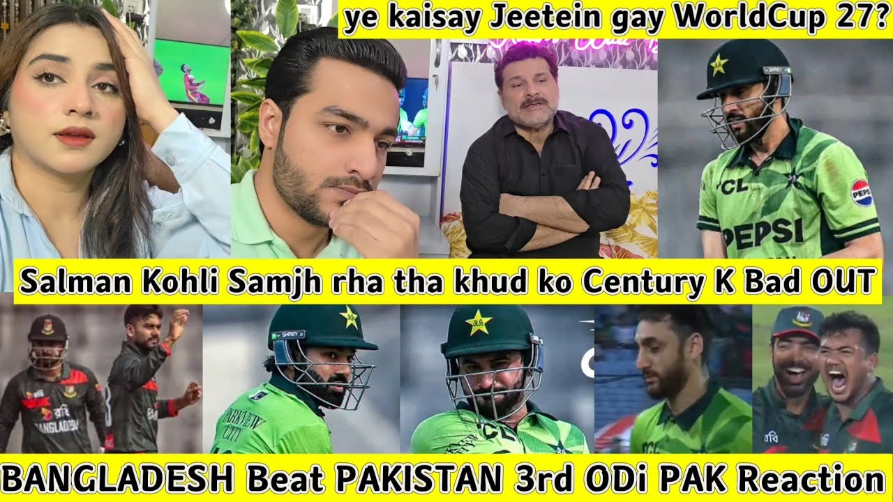 BAN beat PAK 3rd ODi 11 Saal Bad BAN Jeet gaya ye Jeetein gy 2027 WorldCup? PAK Reaction 