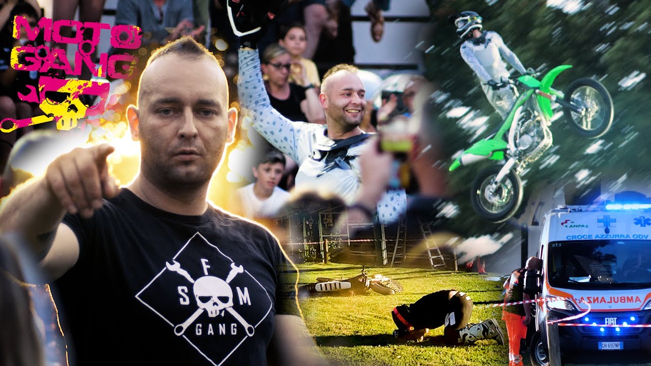 OSTRA GLEBA CHRISTIANA - WYPRAWA DO WŁOSZECH NA SZALONE POKAZY FMX / MOTOGANG