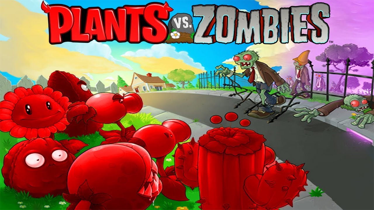 Plants Vs Zombies Red Mod Gameplay