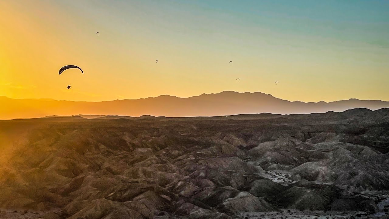 Salton Sea Paramotor Road Trip Documentary