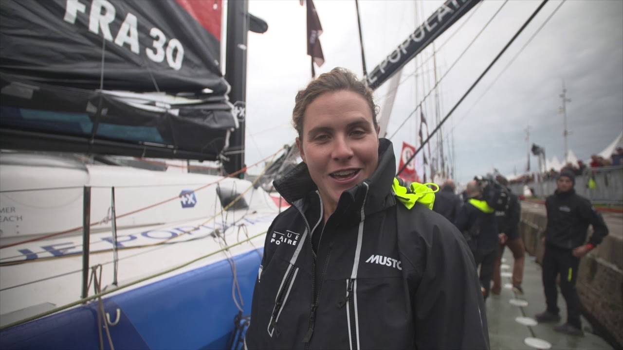 DEPART DU PONTON - TRANSAT JACQUES VABRE - VOILE BANQUE POPULAIRE - PASSION VOILE