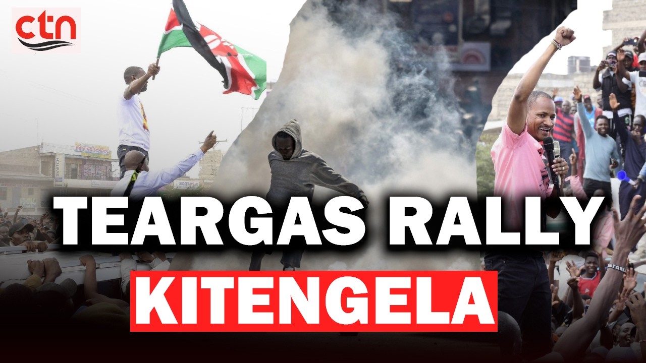 Edwin Sifuna, Babu Owino & Orengo  Teargassed On Linda Wananchi Kitengela Edition