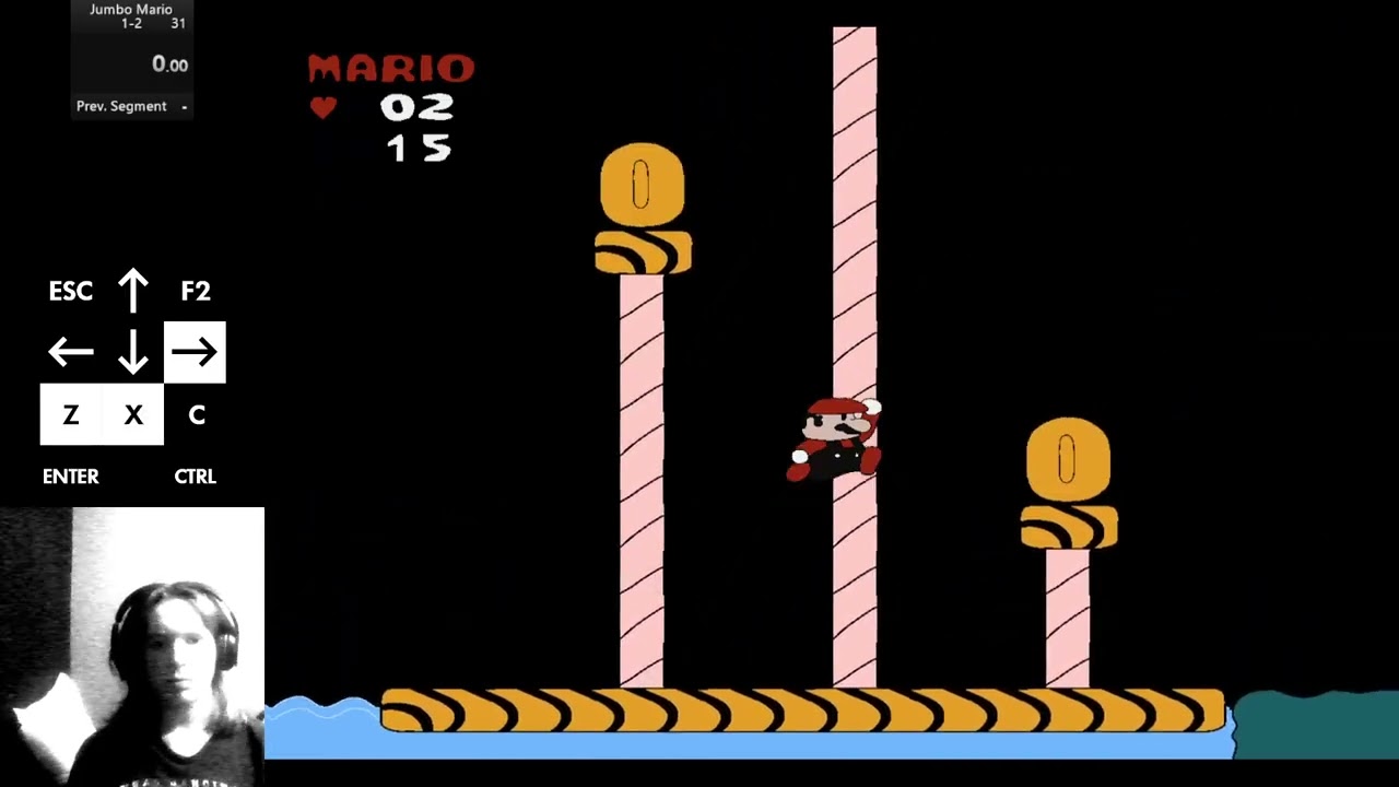 Jumbo Mario Demo - 1-2 in 9.82