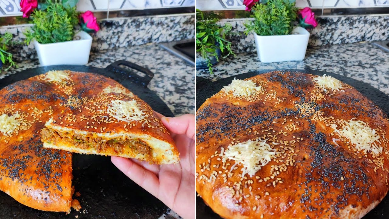 خبزة معمرة في فران بحشوة لذيذة كتجي رطبة وهشيشة جربوها لفطور