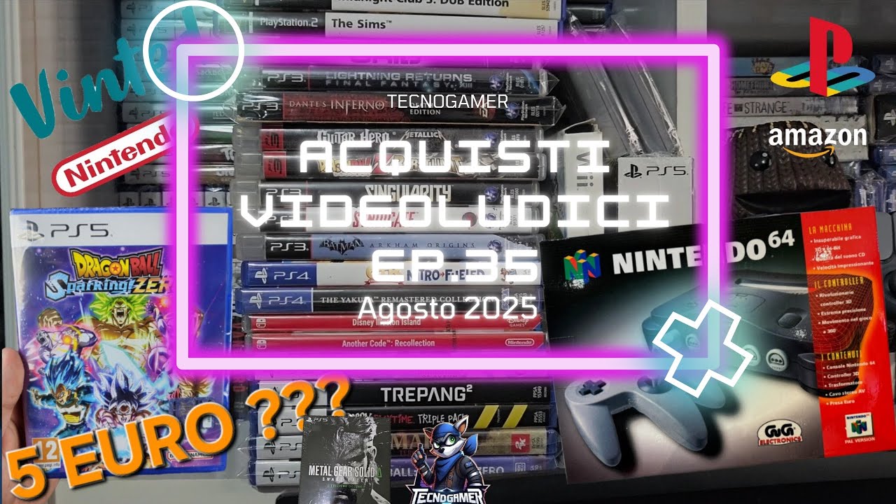 ACQUISTI VIDEOLUDICI Ep.35 - AGOSTO 2025