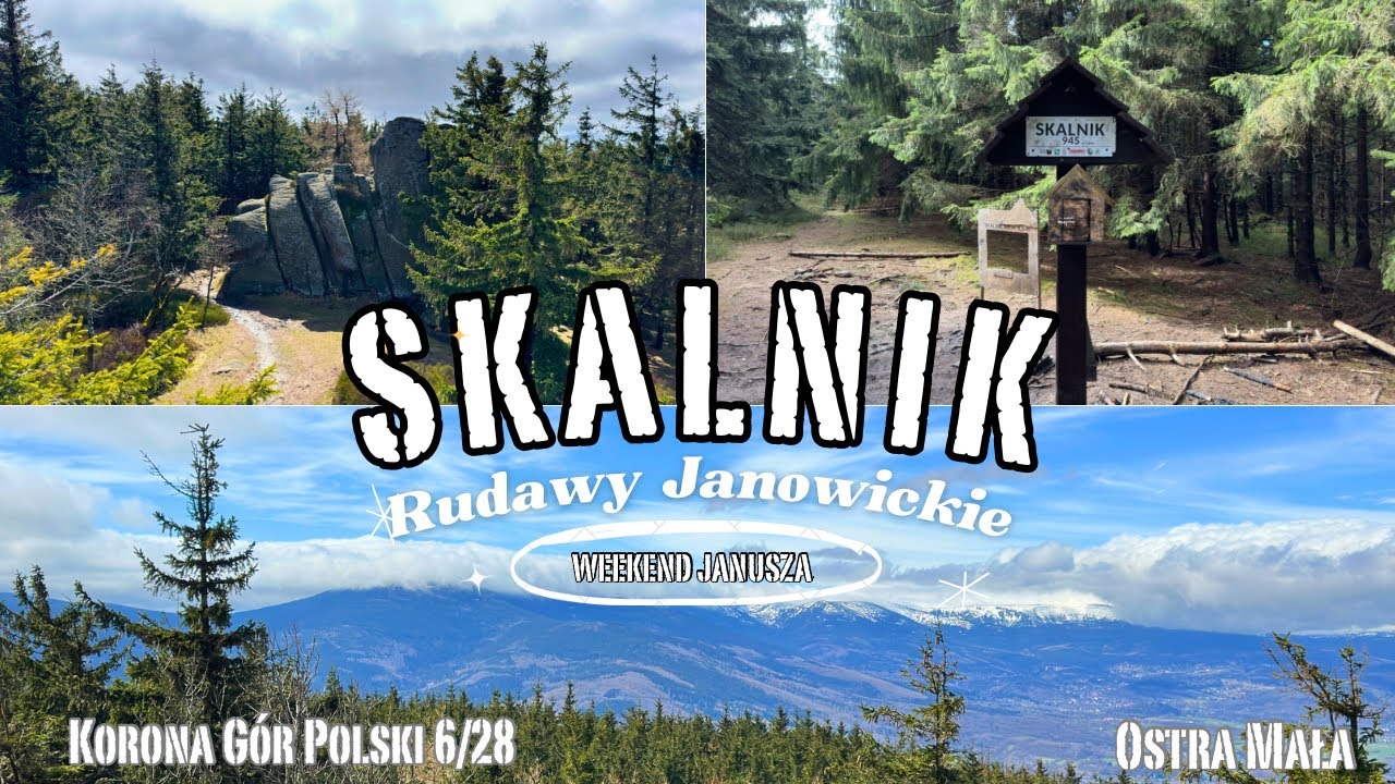SKALNIK i Ostra Mała z niesamowitą panoramą na Sudety | Rudawy Janowickie | Korona G&oacute;r Polski (6/28)