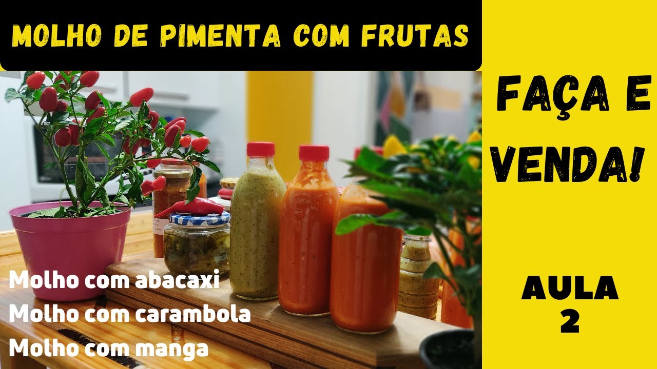 MINI-CURSO MOLHO DE PIMENTAS - PARTE 2