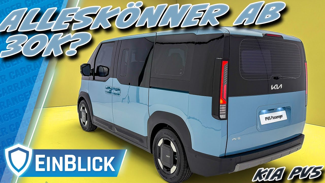 EINER für ALLE(S)?! Kia PV5 Passenger - Was kann der neue BUS / VAN von Kia?