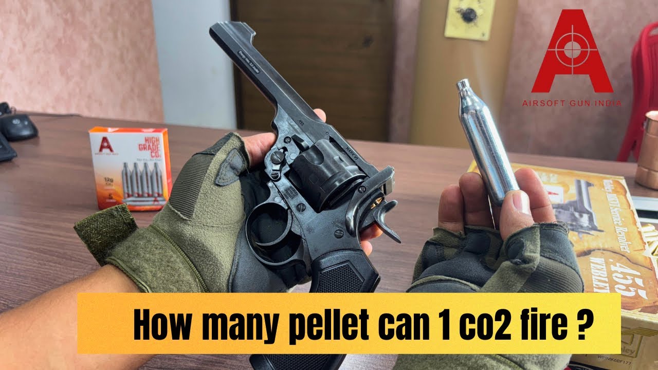 How Many Pellets Can the Webley MKVI 6-Inch Revolver Fire? | Amazing Test Results