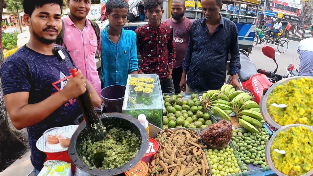 This Boy Sells Extremely Tasty - Bel Wood Apple Mix Fruits Vorta! Extremely Knife Skills!! Food Ok