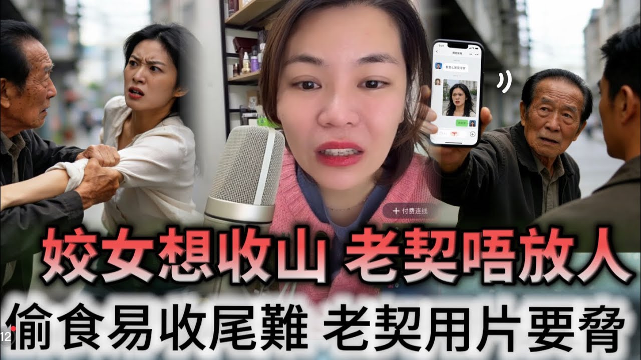  姣女想收山 契哥唔放人，偷食易收尾難 被契哥用片要脅 #情感 #廣東話 #情感故事 #分享 #婚姻 #諸事姐