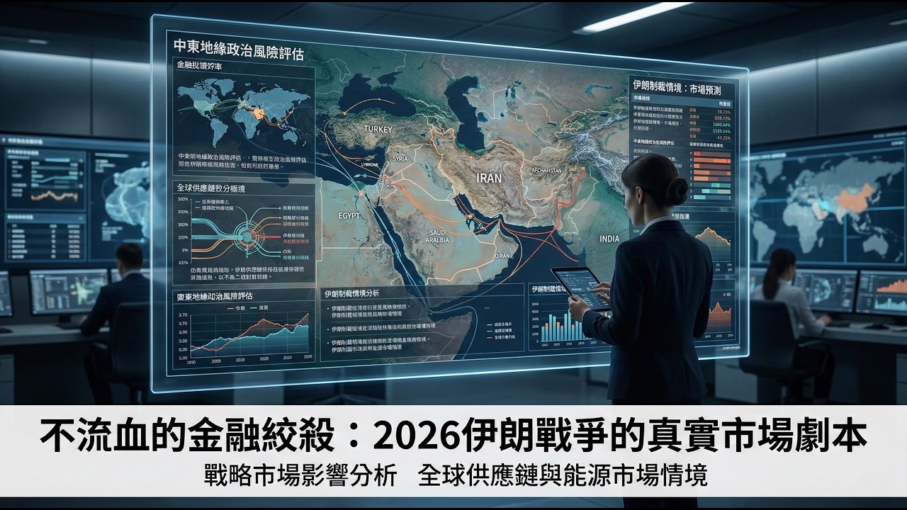【2026伊朗戰爭】不流血的金融絞殺：這才是真實市場的劇本📦