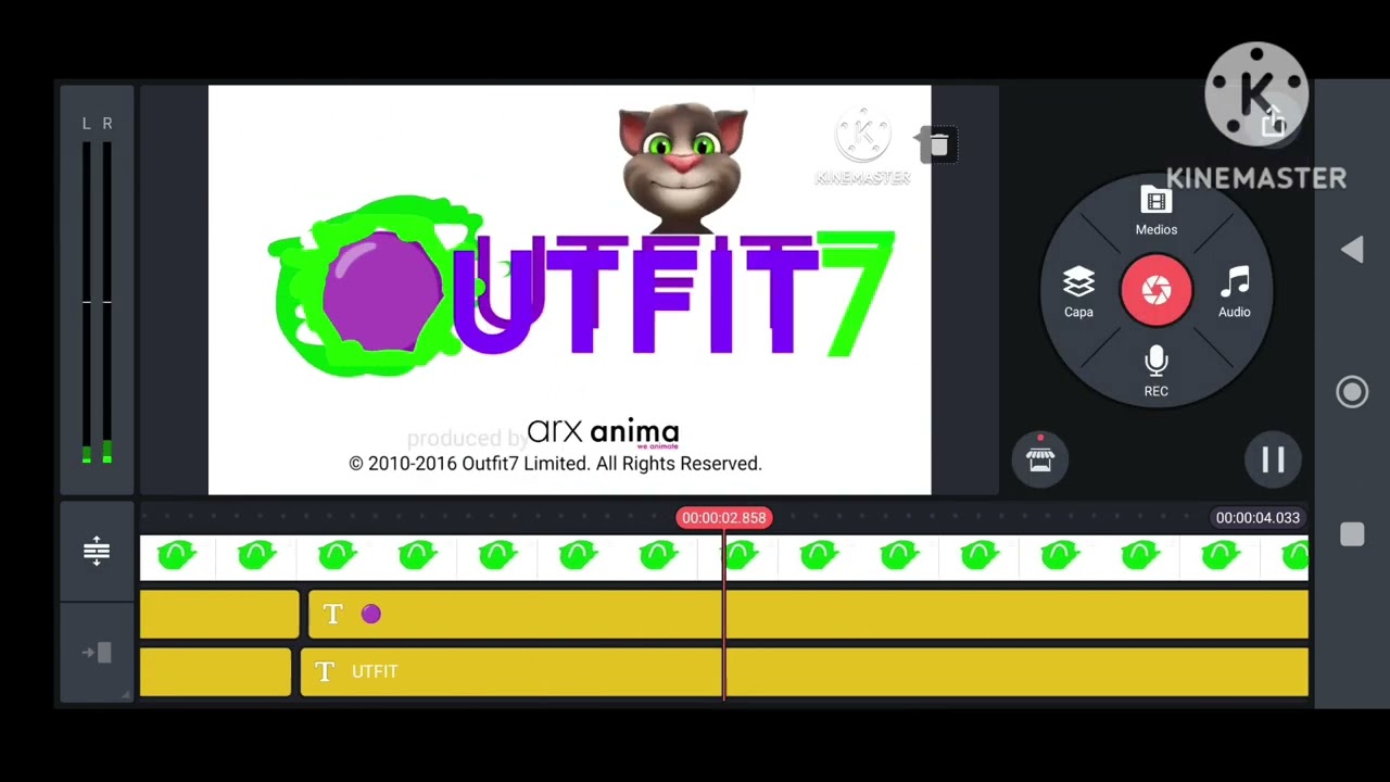 outfit7 logo remake part 3 speedrun KineMaster @SILLY_JUAN424_LOV3R