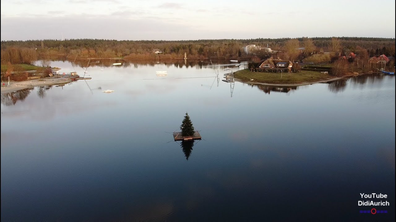 DJI Mavic Mini Drohne der erste Flug am Badesee Tannenhausen North Bound Aurich Beach & Wake Strand