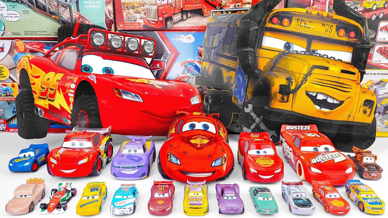 Disney Pixar Cars Unboxing Review | Lightning Mcqueen, Tow Mater, Doc Hudson, Sally Carrera, Cruz