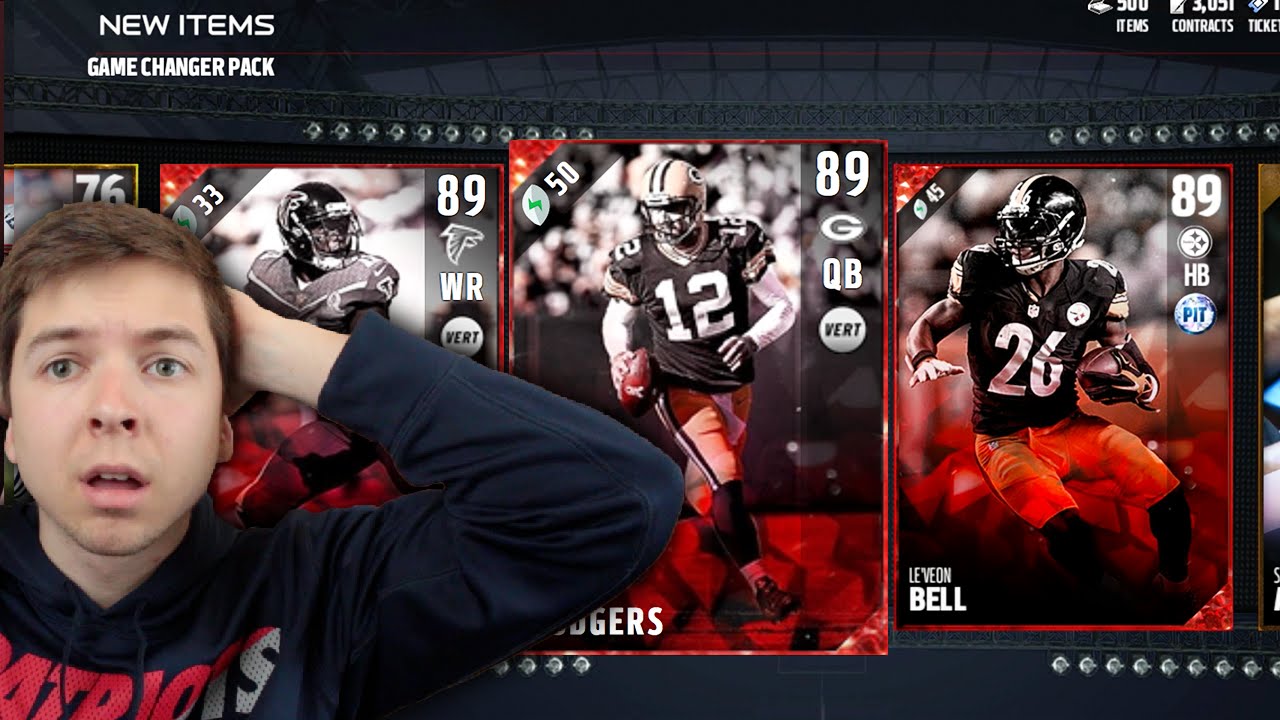 BEST PULL!! 89 OVERALL!! MADDEN 17 PACK OPENING