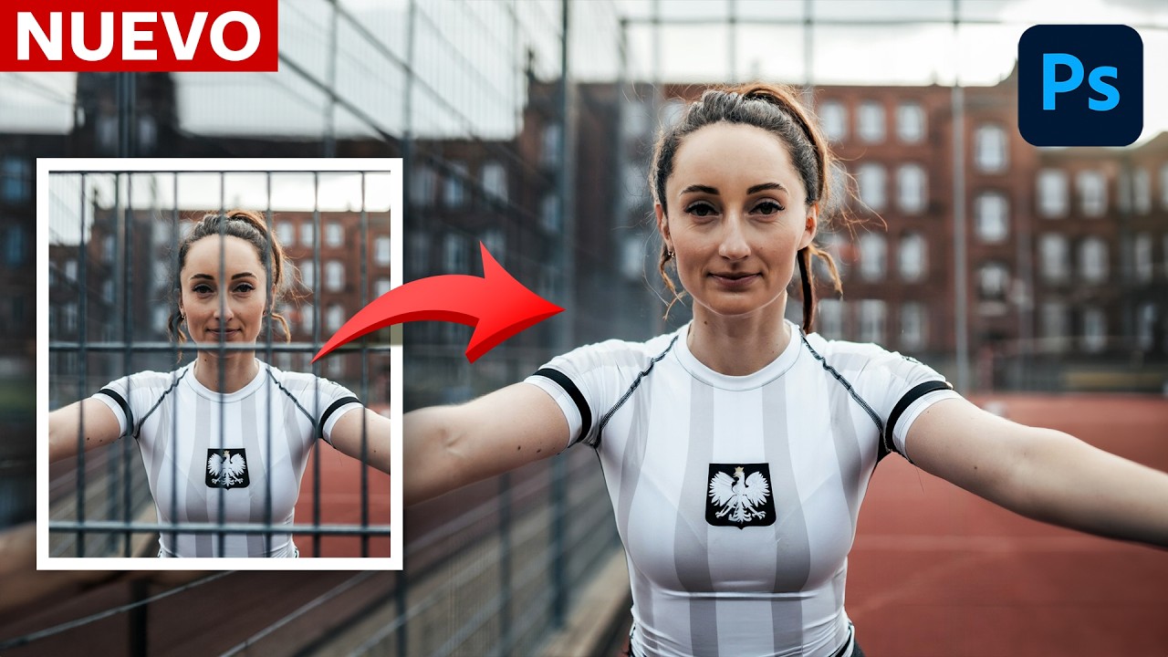 🧹 ELIMINAR OBJETOS en Photoshop ahora es MUCHO MÁS FÁCIL 😱 con esta HERRAMIENTA