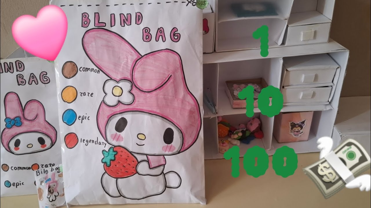 1&10&100 DOLARLIK MY MELODY BLİND BAG💸🩷