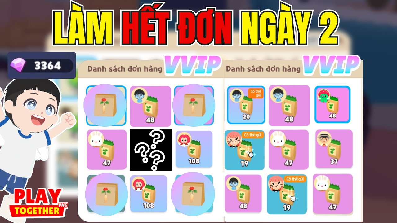 Toan Yolo Ngày 2: Thử Thách Làm Tất Cả Đơn Hàng Và Cái Kết Nhân Sâm | Play Together