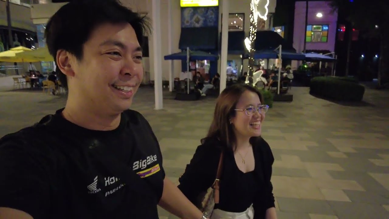 Прогулка холодной ветреной ночью в торговом центре Westgate Alabang (8 февраля 2026 г.)