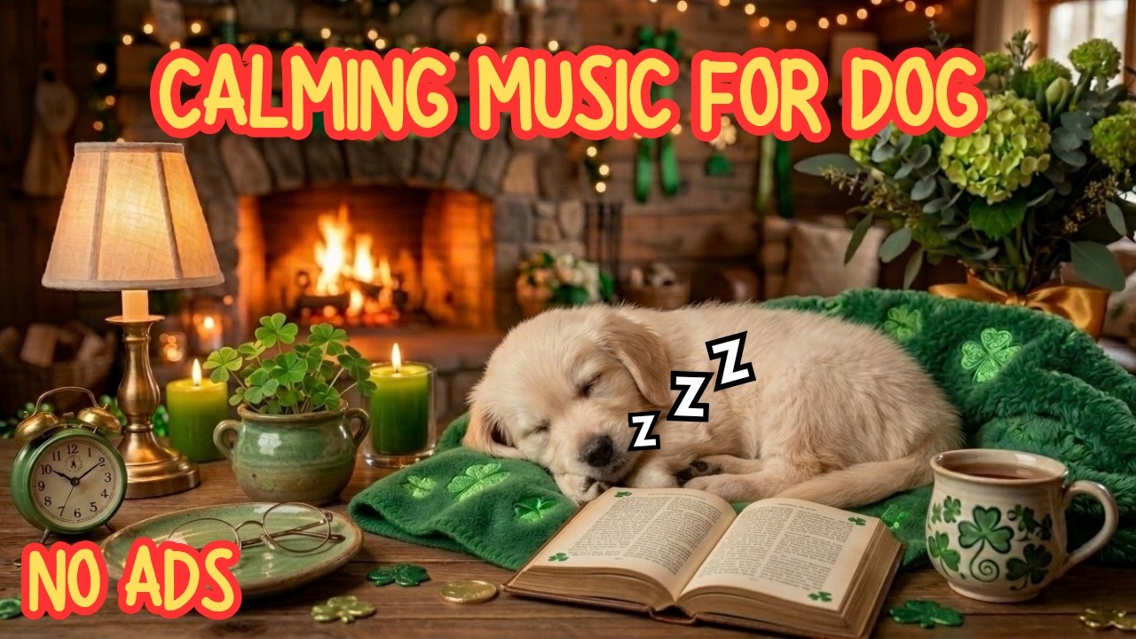 Dog Calming Music for Anxiety 🐶 Peaceful Sleep Sounds | No Ads
