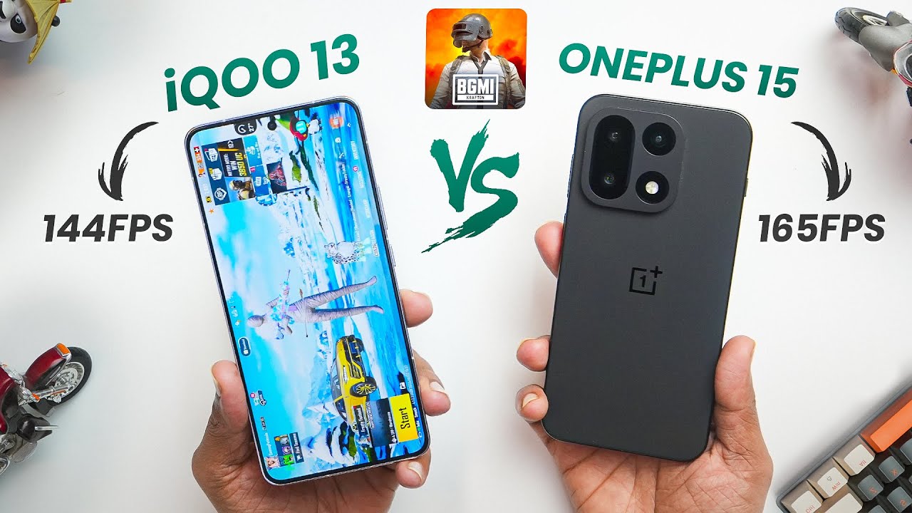 OnePlus 15 vs iQOO 13 🔥 165FPS vs 144FPS – Real Gaming Difference Explained!