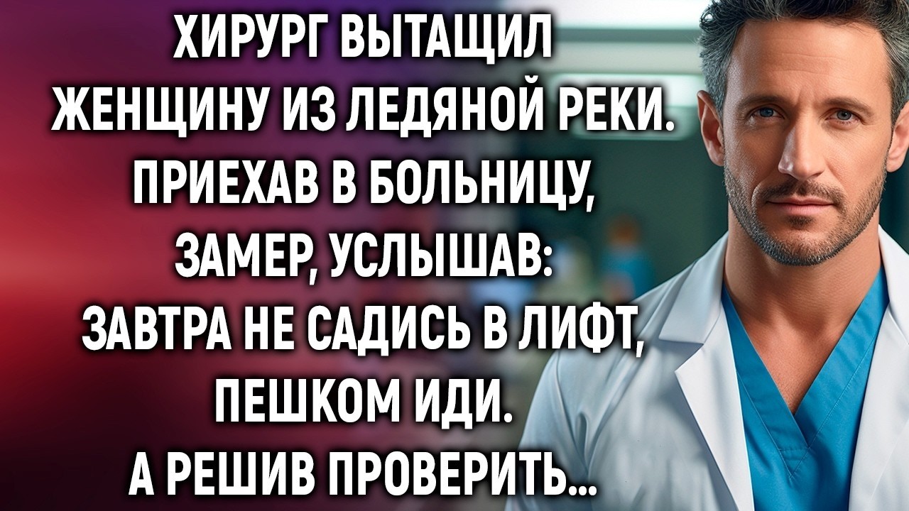 Хирург вытащил женщину из ледяной реки. Приехав в больницу, замер, услышав: завтра…