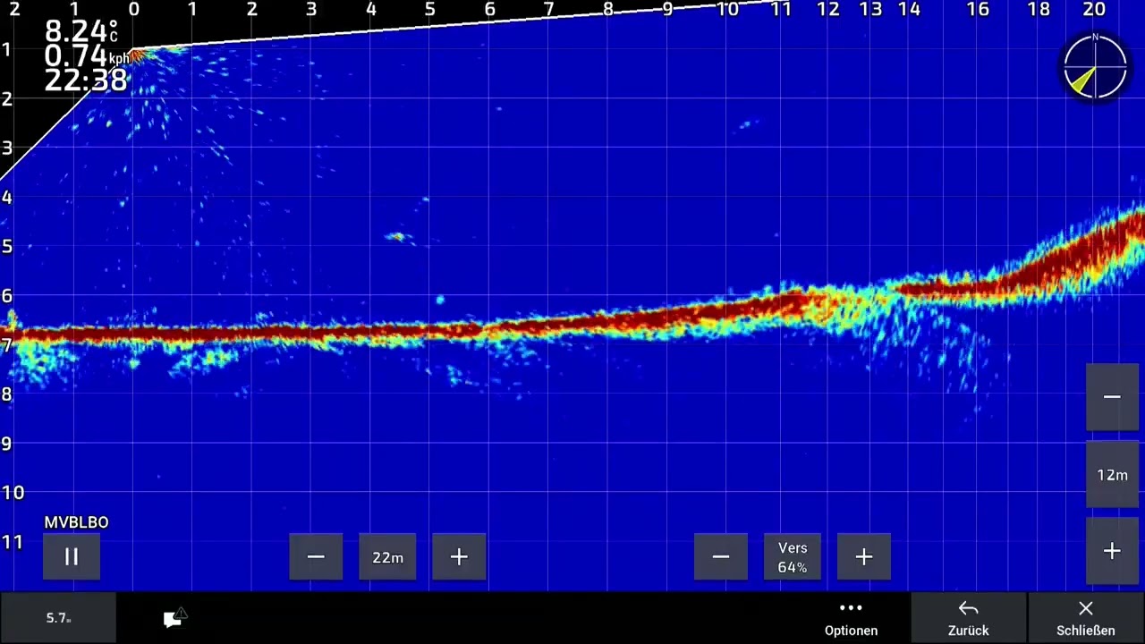 Großer Hecht Verkackt - Mit Livescope LVS34 Pelagisch vom Polestar