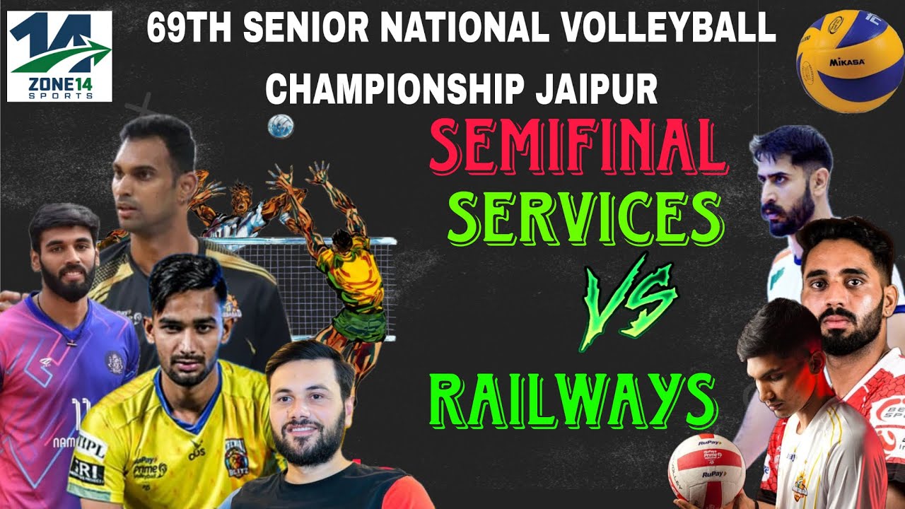 SERVICES VS INDIAN RAILWAYS | SEMI FINAL SENIOR NATIONAL VOLLEYBALL CHAMPIONSHIP