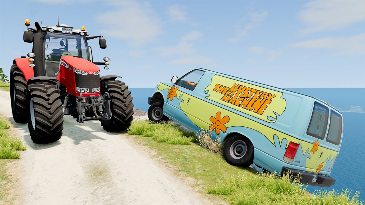Cliff Drops #124 - BeamNG DRIVE | SmashChan