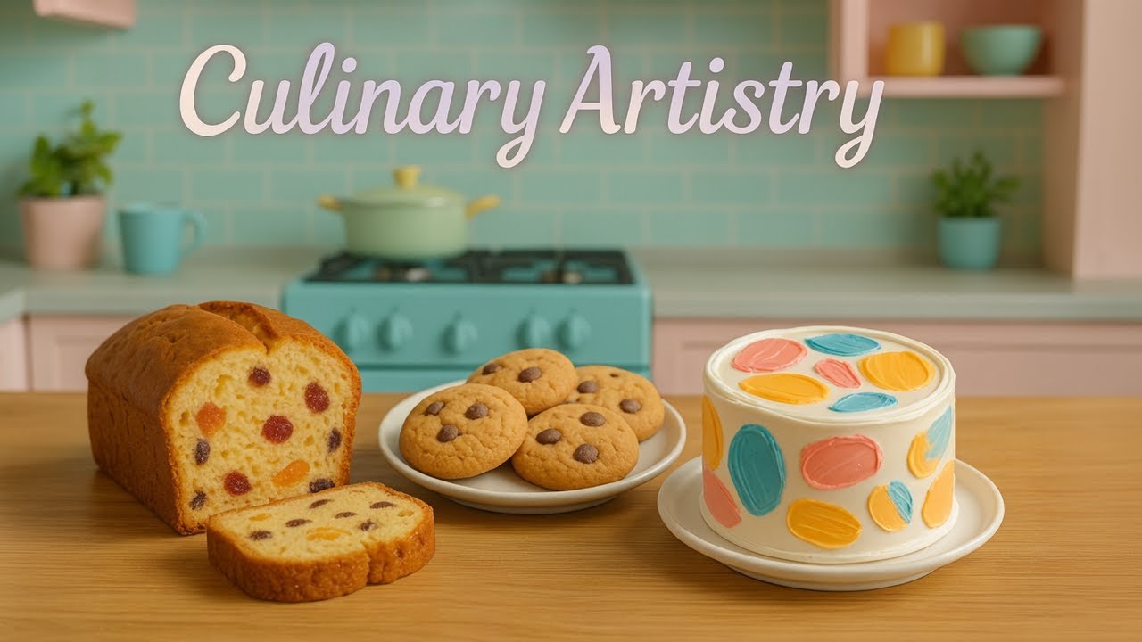 Afternoon Tea Fruit Loaf, Thai Boxer Cookies & Art Gallery Bento Cakes