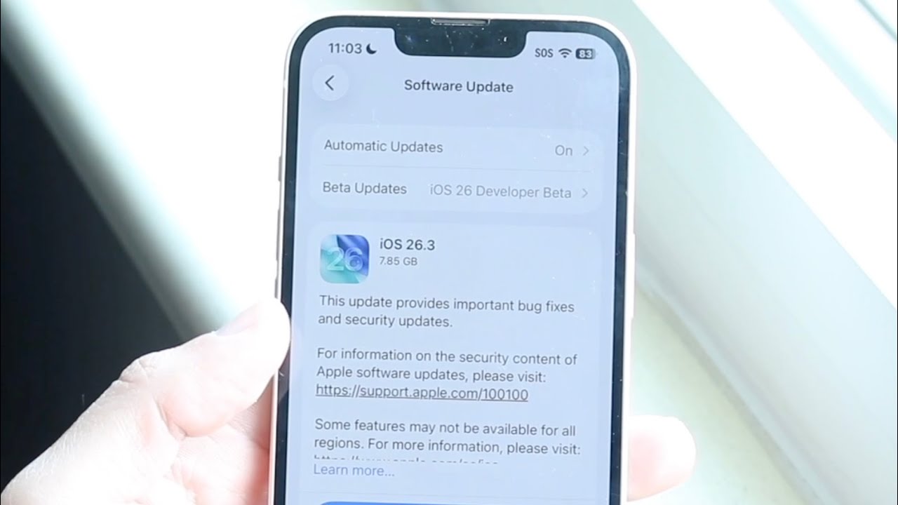 В iOS 26.3 возникли проблемы!