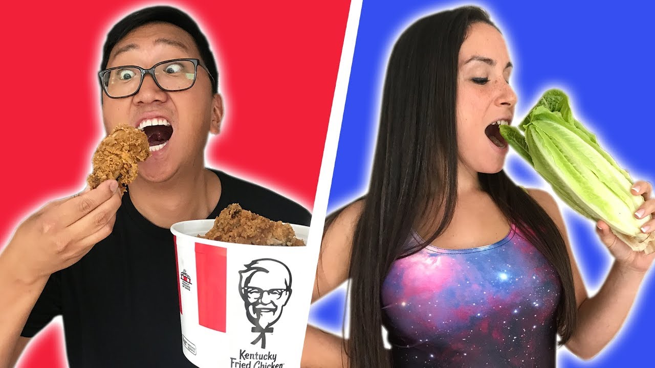 10,000 VS 1,000 CALORIES IN 1 DAY - PART 2