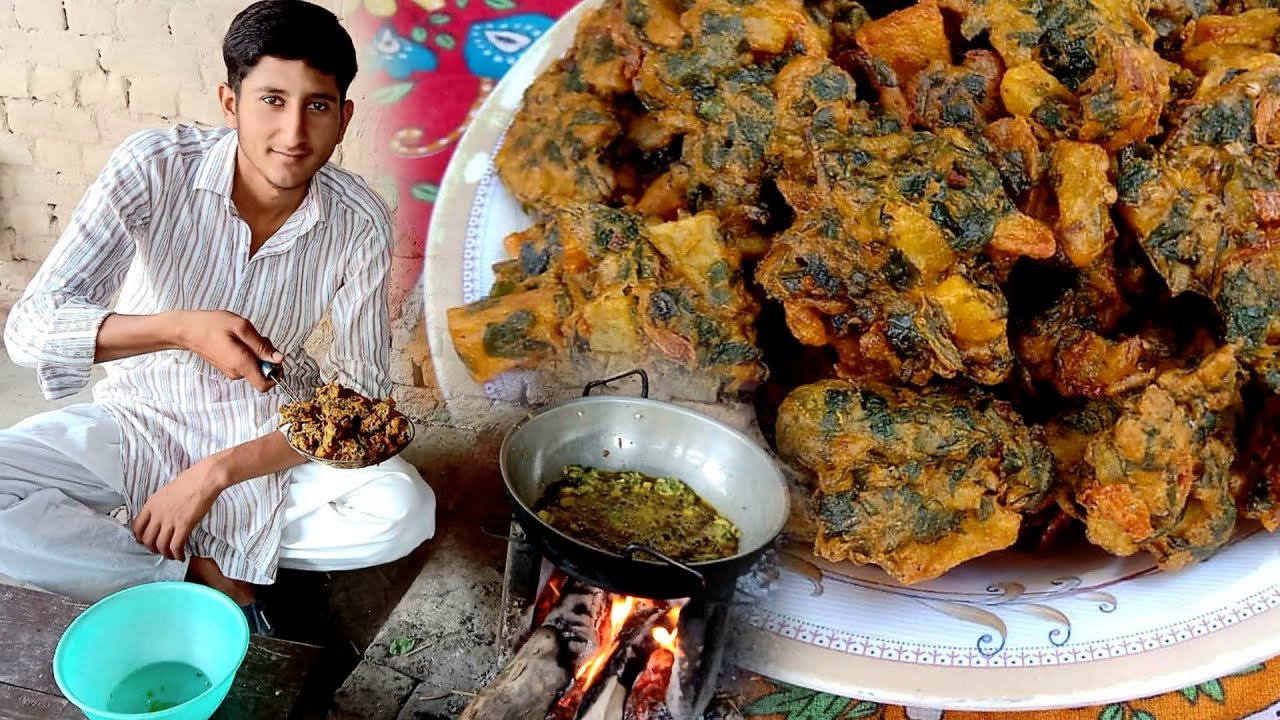 Aalu Aur Palak Wale Pakory | Crispy Pakory Recipe | Spinach Potato Pakory | Village Life Secrets